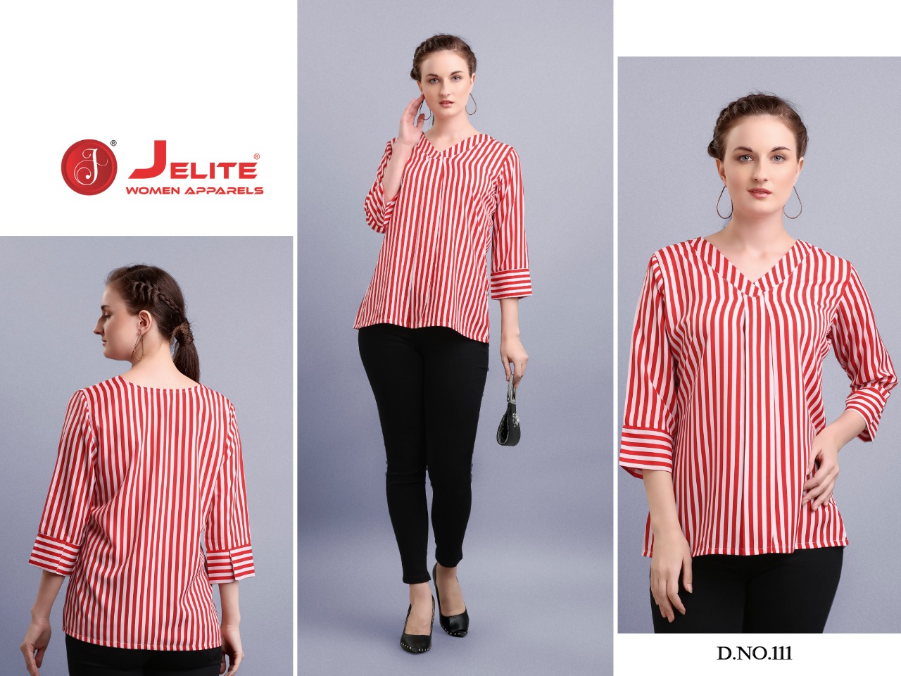 Jelite Presents Tulip Vol 2 Stylish Printed Western Ladies Top Collection