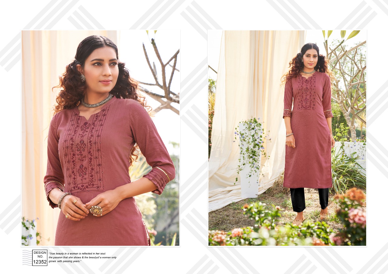 Kalaroop Presents  Kites  Designer Kurtis Collection