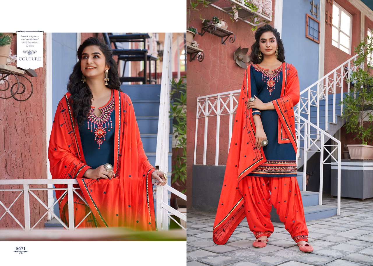 Kessi Presents  Patiyala House Vol  81 Designer Dress Material