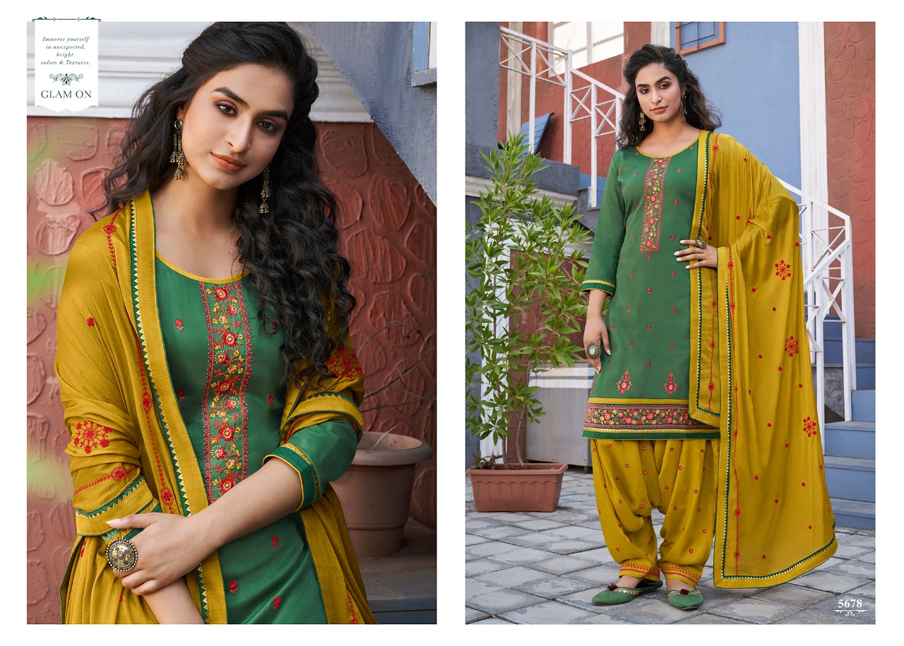 Kessi Presents  Patiyala House Vol  81 Designer Dress Material