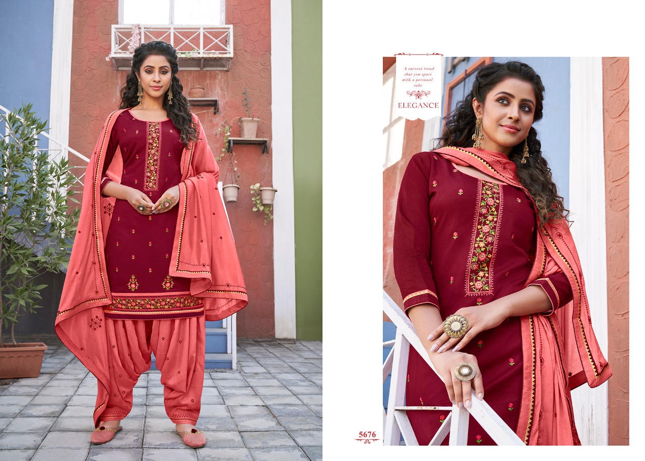 Kessi Presents  Patiyala House Vol  81 Designer Dress Material