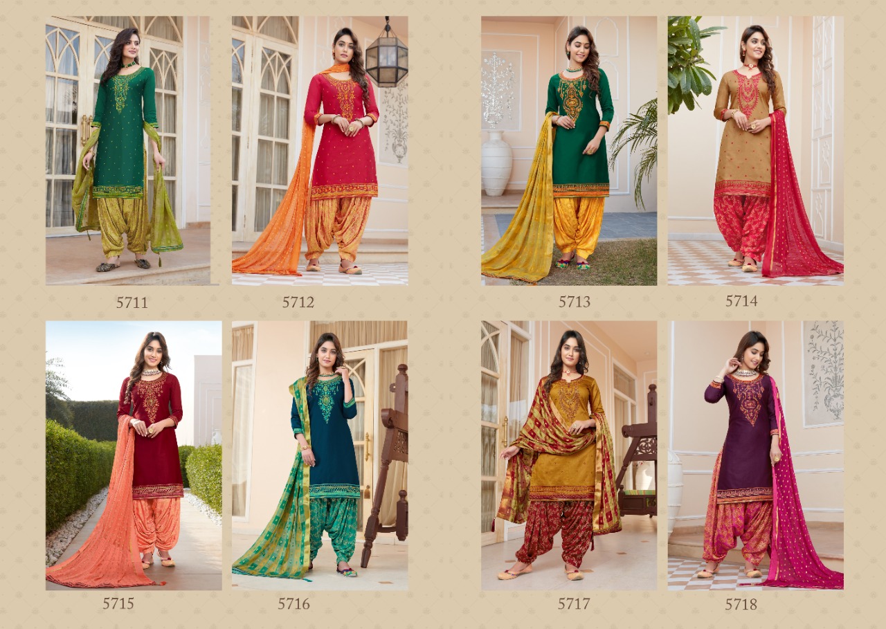 Kessi  Presents  Shangar By Patiala House Vol  19 Designer Dress Material