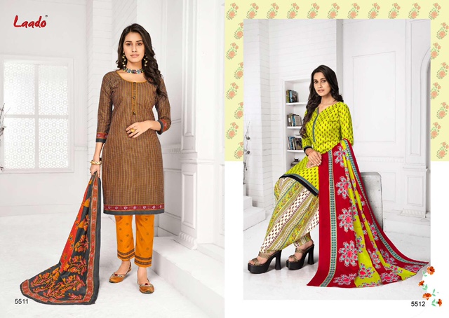 Laado Print Vol  55 Regular Wear Printed  Collection