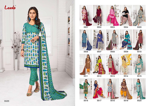 Laado Print Vol  55 Regular Wear Printed  Collection