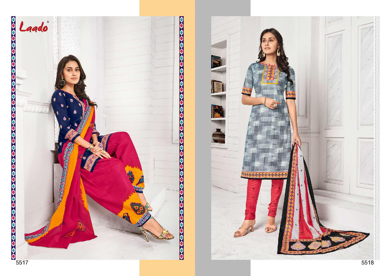 Laado Print Vol  55 Regular Wear Printed  Collection