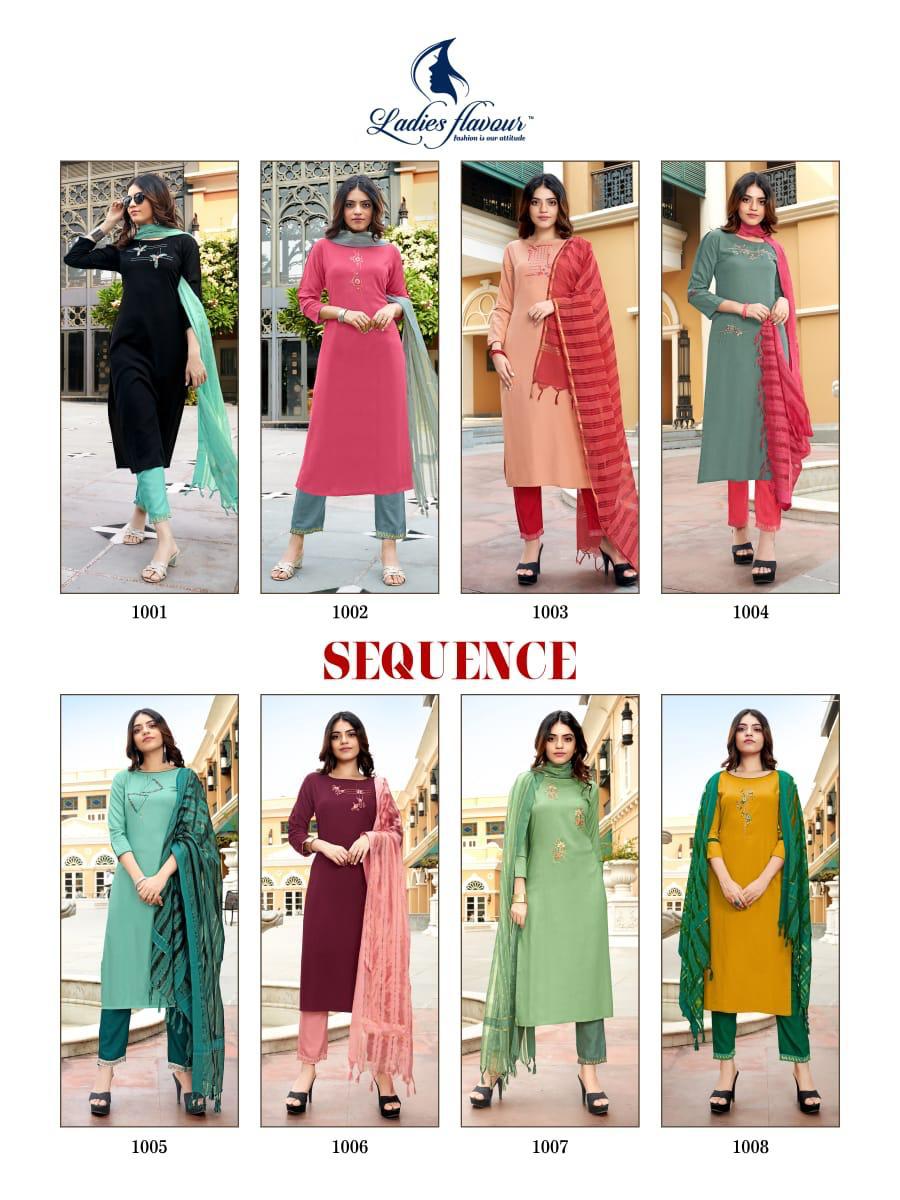 Ladies Flavour Presents Sequence  Readymade Collection