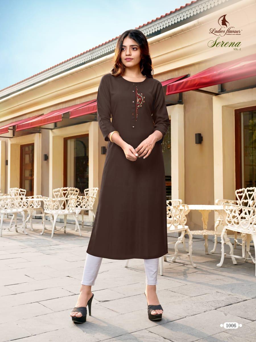 Ladies Flavour Presents  Serena Vol  2   Designer Kurtis Collection