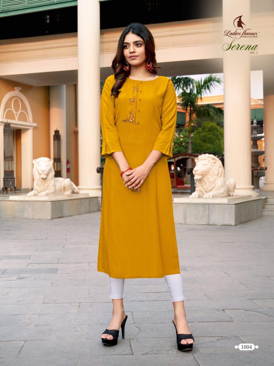 Ladies Flavour Presents  Serena Vol  2   Designer Kurtis Collection