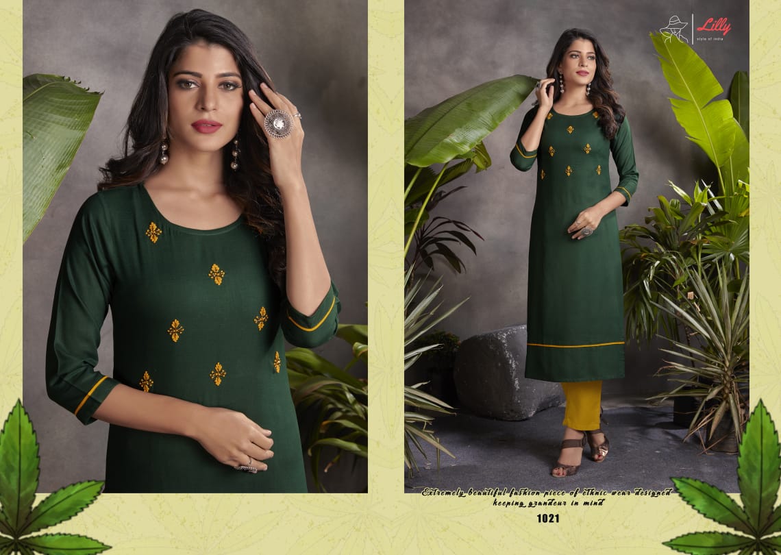 Lilly Presents Raj Shree Kurtis With Bottom