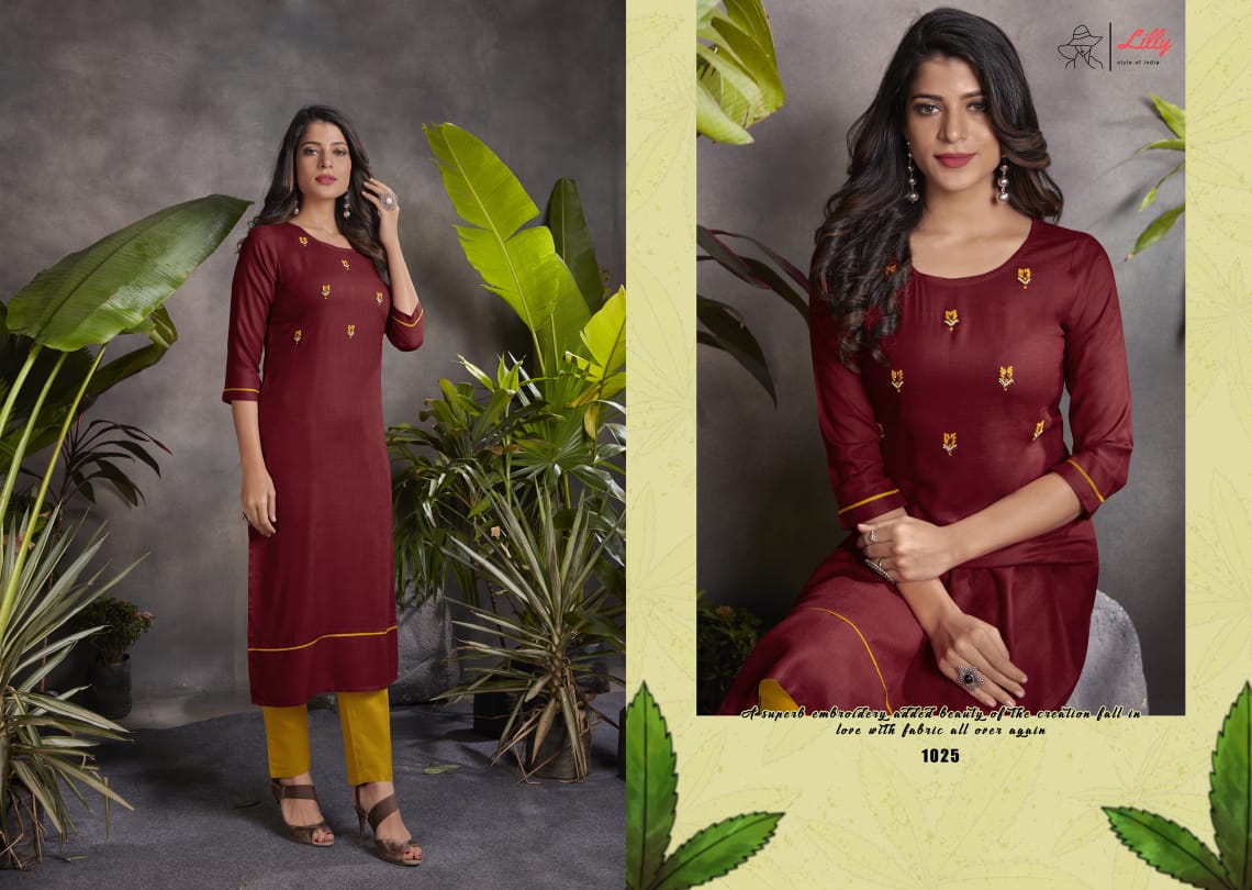 Lilly Presents Raj Shree Kurtis With Bottom