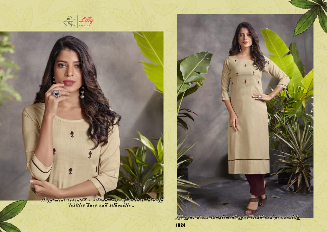 Lilly Presents Raj Shree Kurtis With Bottom