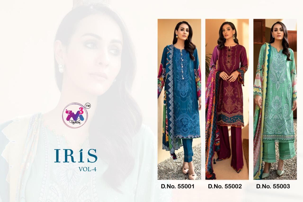 M3  Presents Iris   Vol 4 Pakistani Salwar Suits
