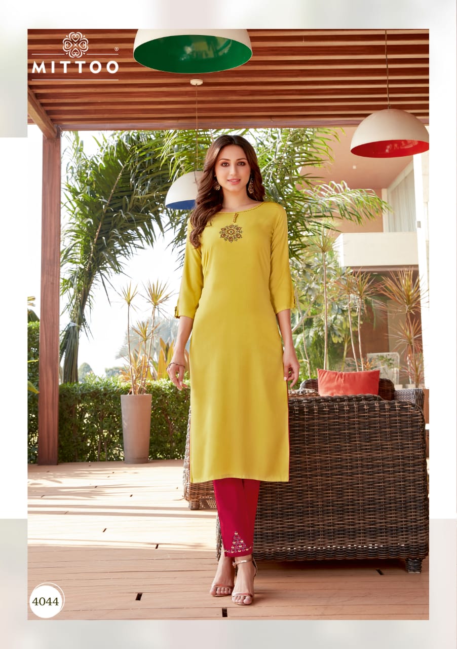 Mittoo Presents  Mohini  Vol 3 Kurti With Bottom Collection