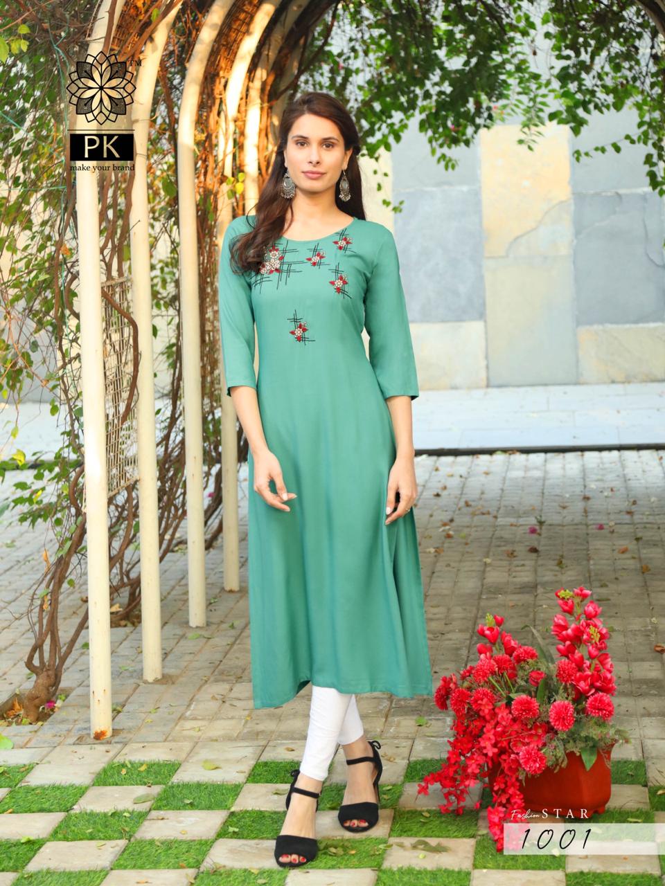 Pk Presents  Fashion Star Vol 1 Ethnic Wear Kurtis Collection