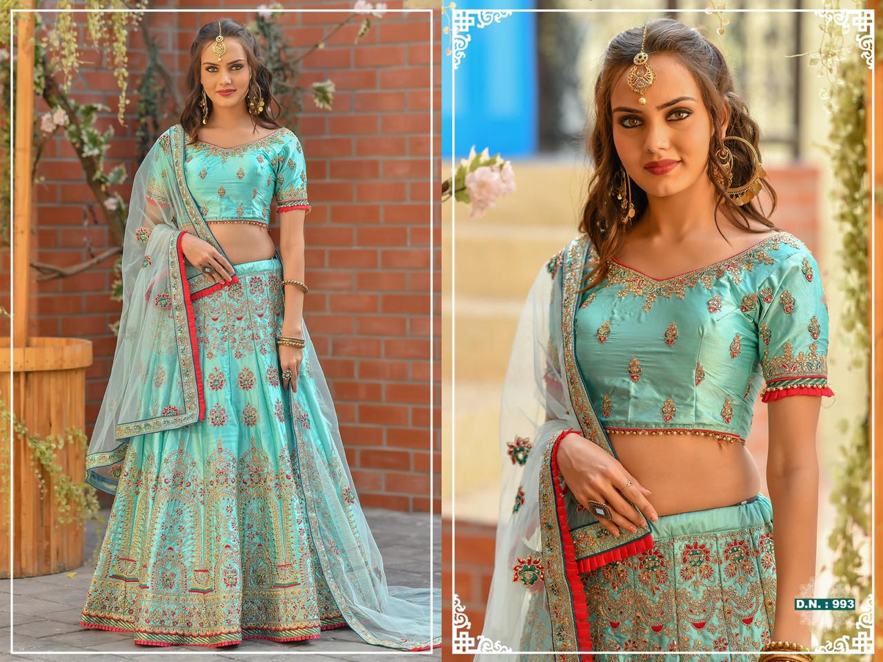 Fc Presents Peafowl 993  Heavy Bridal Lehenga Choli Collection