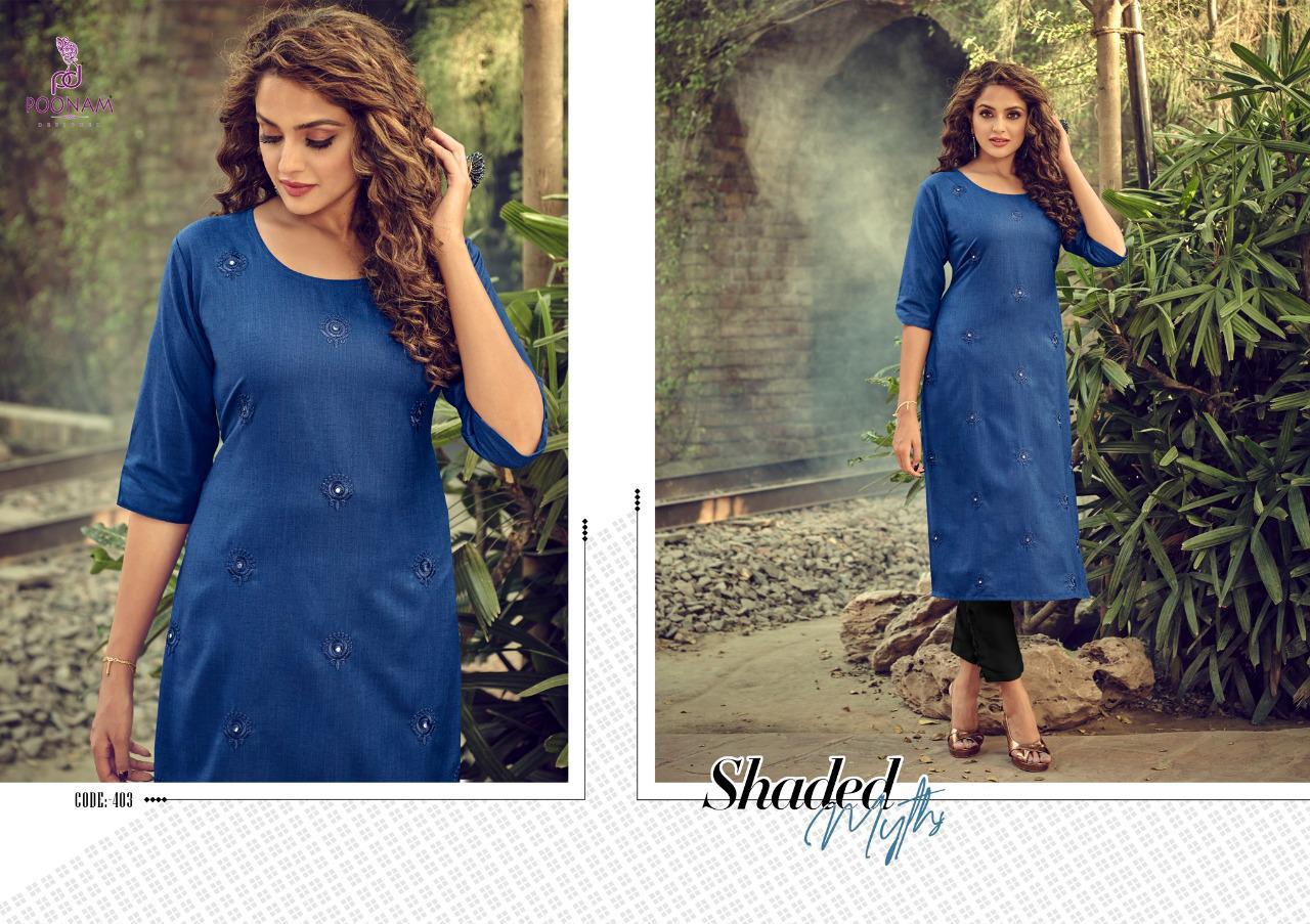 Poonam Presents  Asiana   Vol 4 Ethnic Wear Kurtis Collection