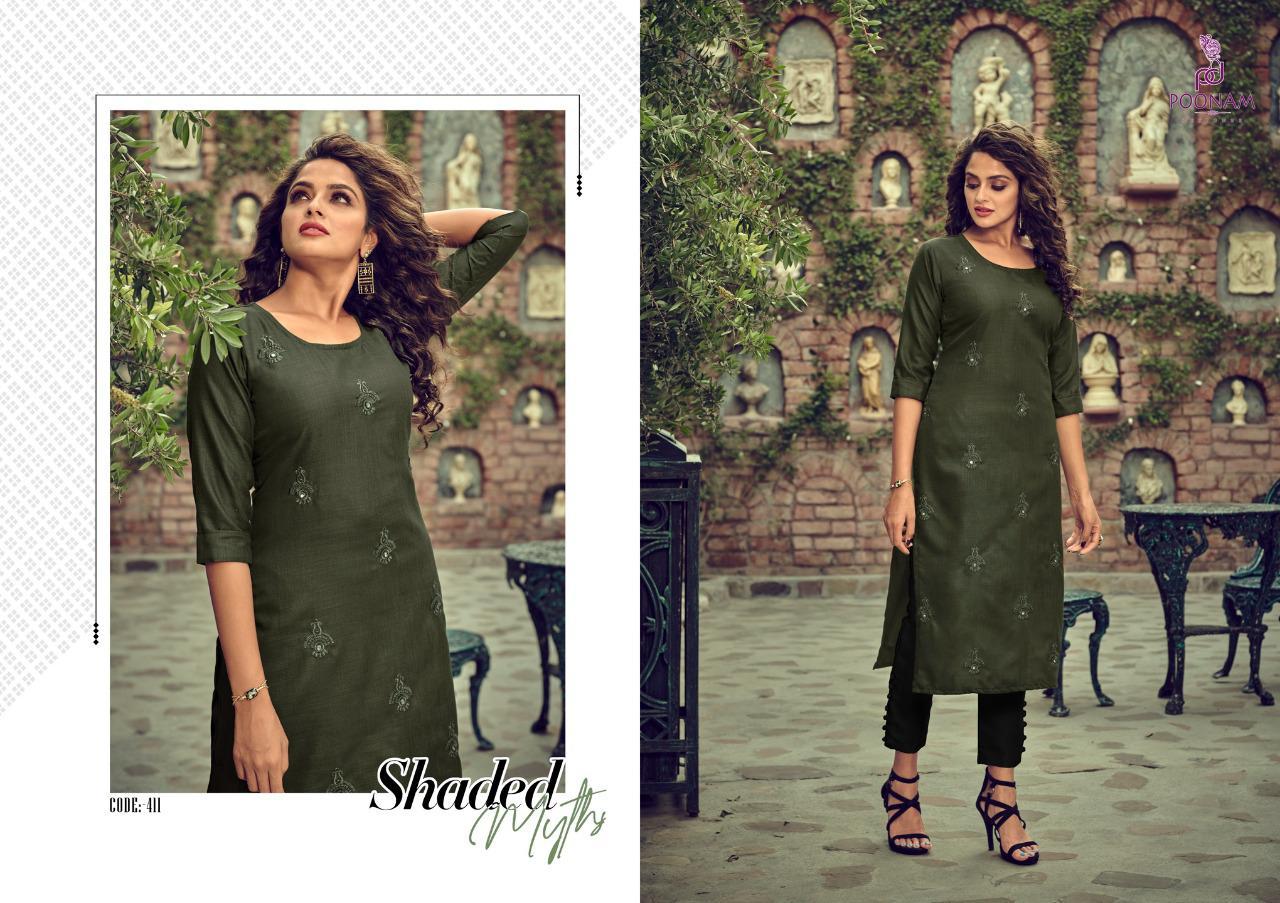 Poonam Presents  Asiana   Vol 4 Ethnic Wear Kurtis Collection
