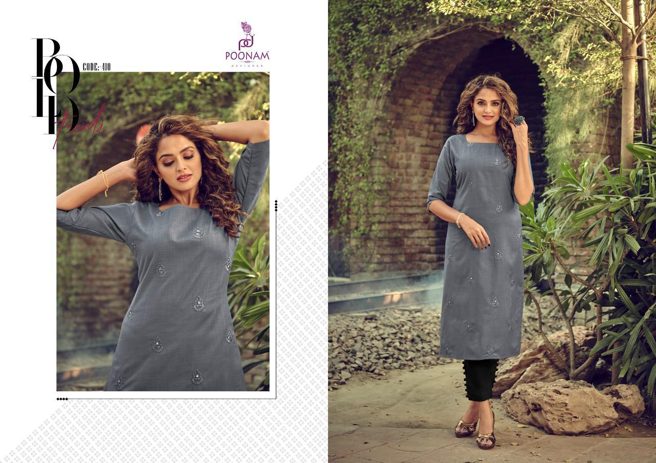 Poonam Presents  Asiana   Vol 4 Ethnic Wear Kurtis Collection