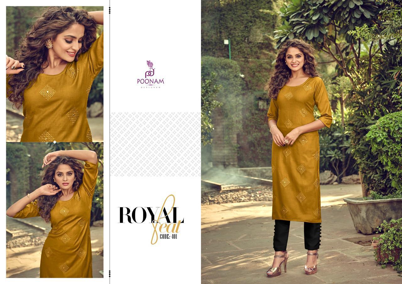 Poonam Presents  Asiana   Vol 4 Ethnic Wear Kurtis Collection