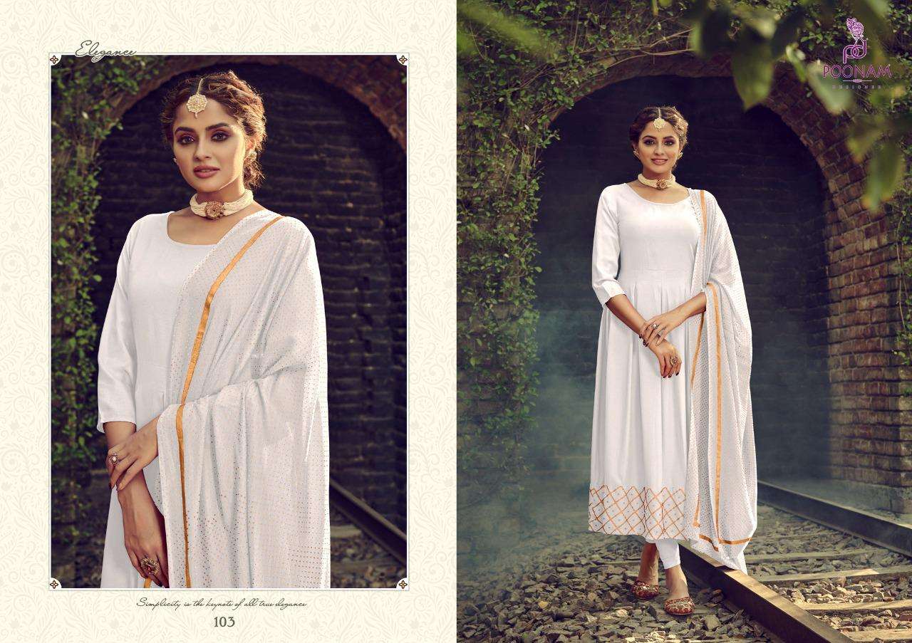 Poonam Presents  Kiara  Long Kurti With Dupatta Collection