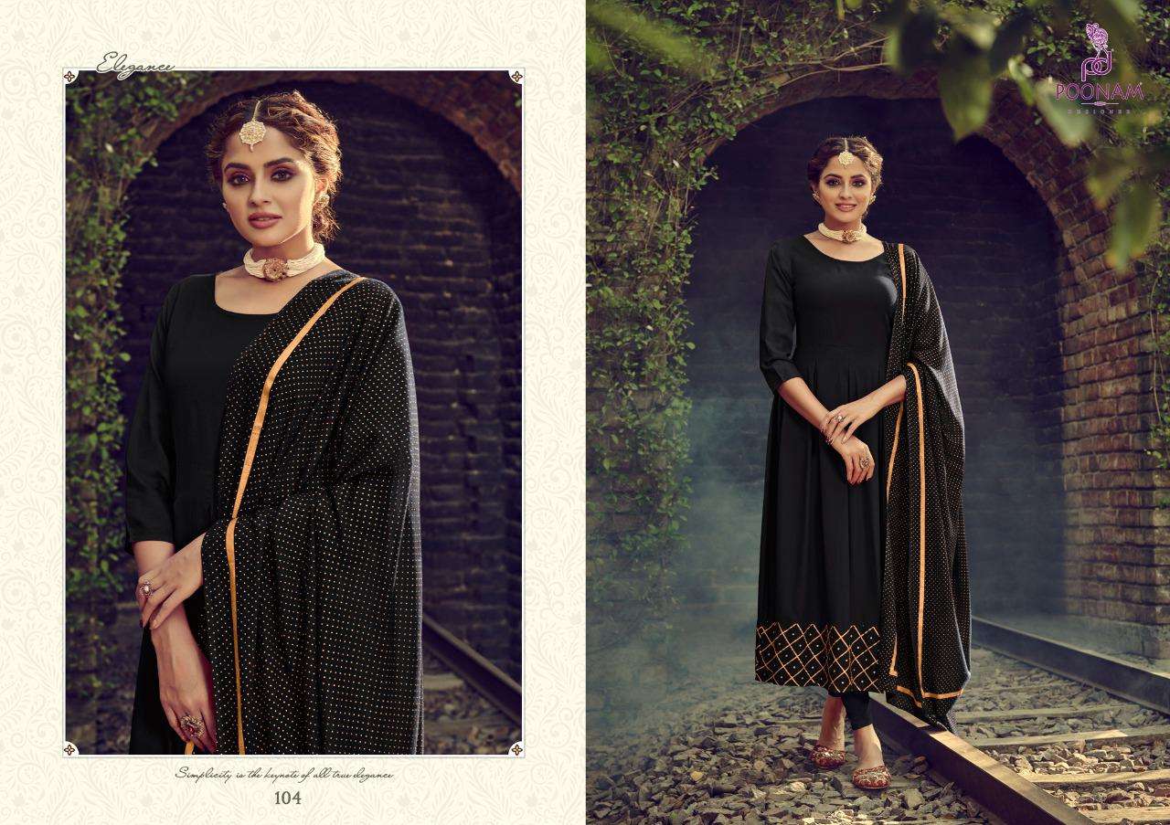 Poonam Presents  Kiara  Long Kurti With Dupatta Collection