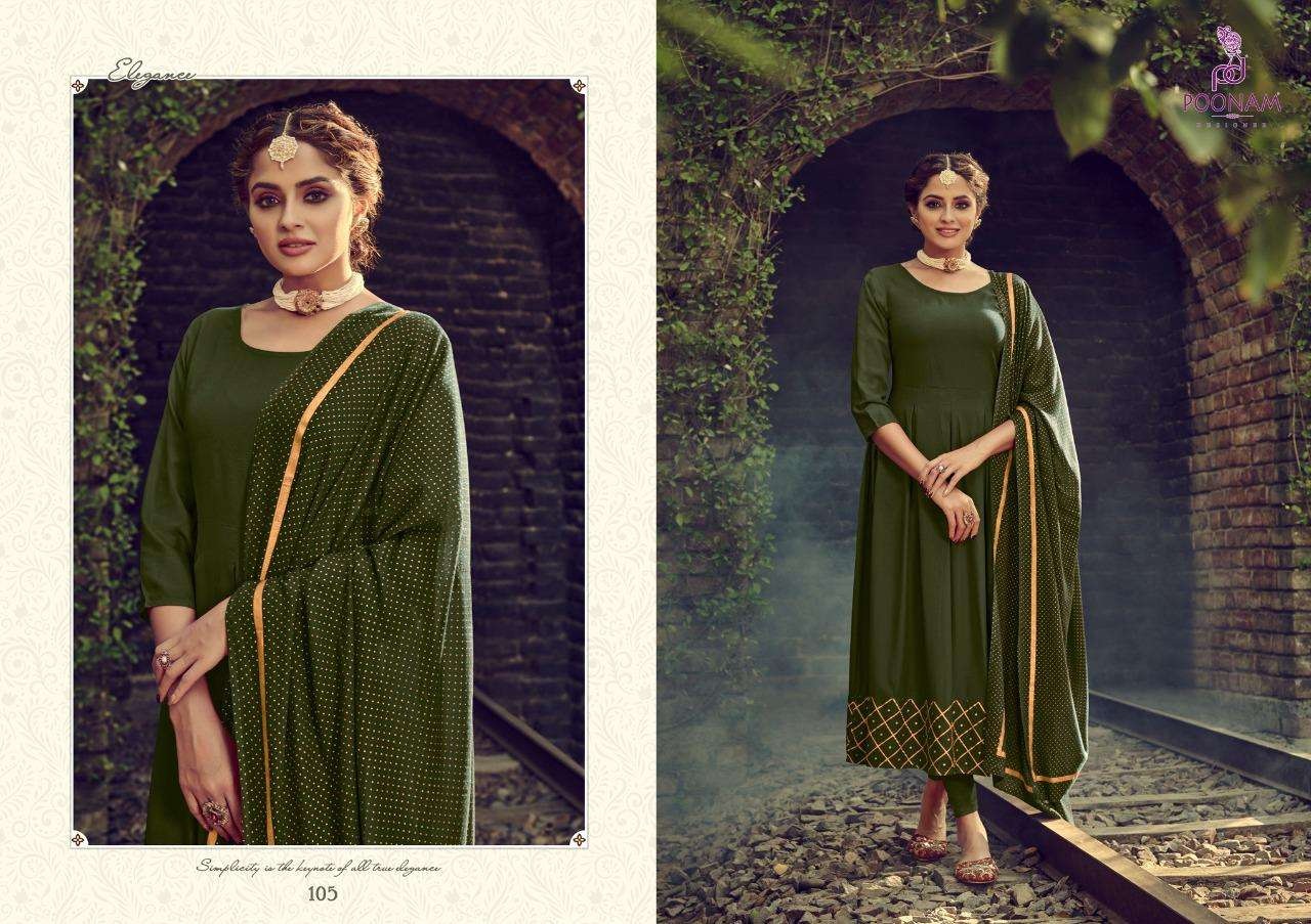 Poonam Presents  Kiara  Long Kurti With Dupatta Collection