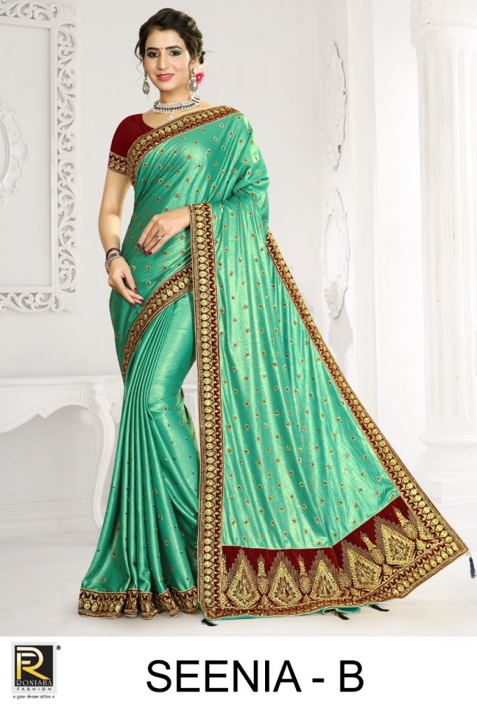 Ranjna Presents Seenia Festive Wear Sarees Collection