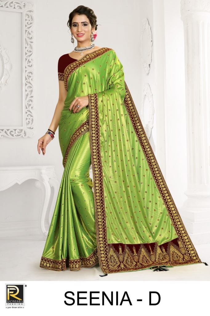 Ranjna Presents Seenia Festive Wear Sarees Collection