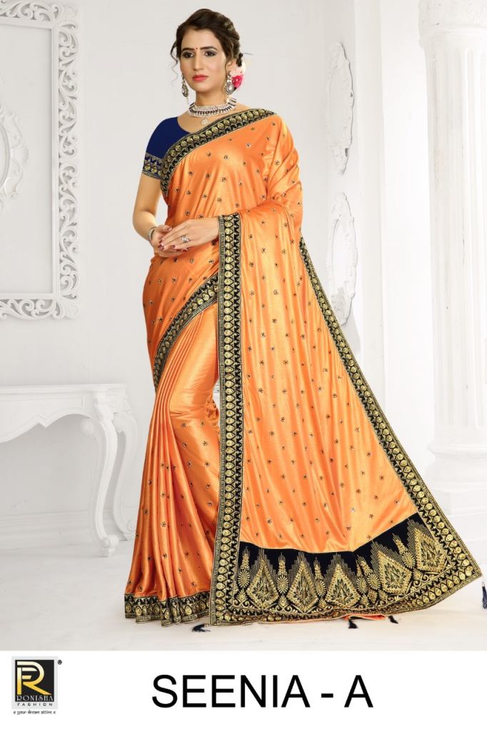 Ranjna Presents Seenia Festive Wear Sarees Collection