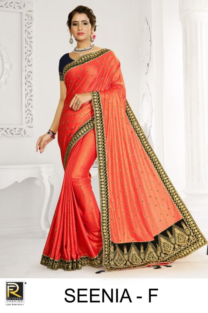 Ranjna Presents Seenia Festive Wear Sarees Collection