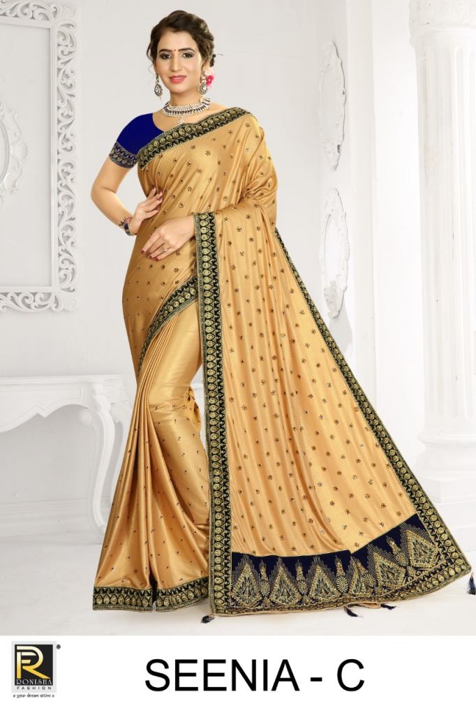 Ranjna Presents Seenia Festive Wear Sarees Collection