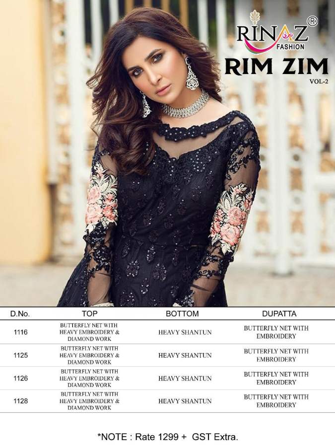 Rinaz Presents  Rim Zim  Vol 2  Wedding Wear Pakistani Salwar Suits