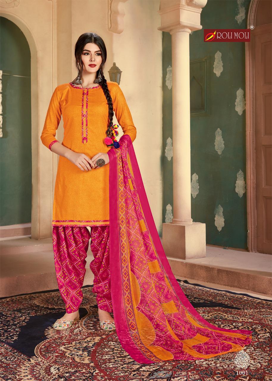 Roli Moli  Presents Patiyala House Dress Materials Collection