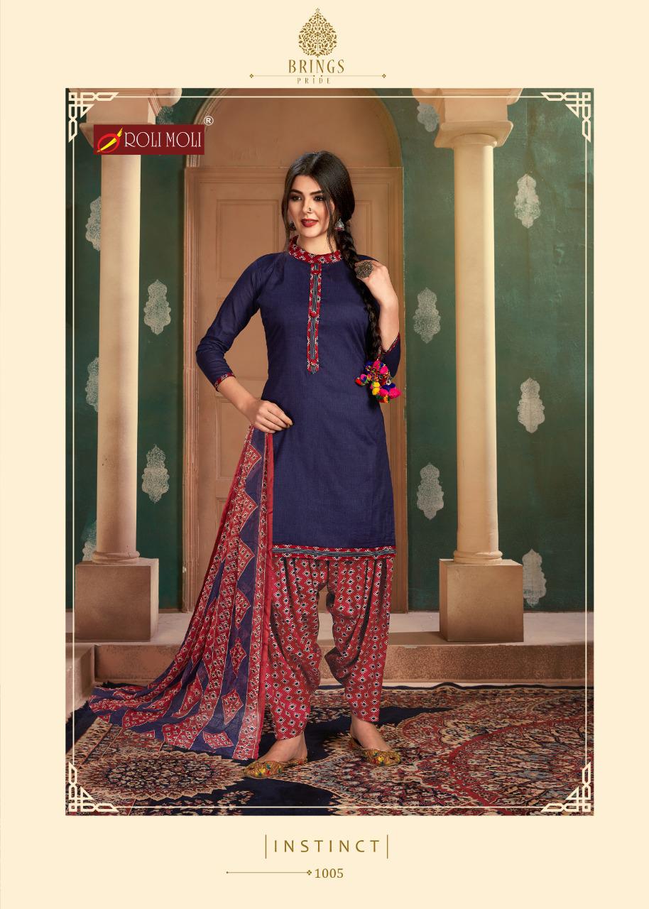 Roli Moli  Presents Patiyala House Dress Materials Collection