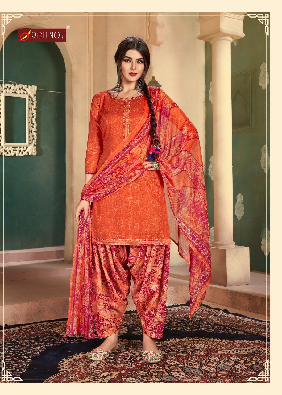 Roli Moli  Presents Patiyala House Dress Materials Collection