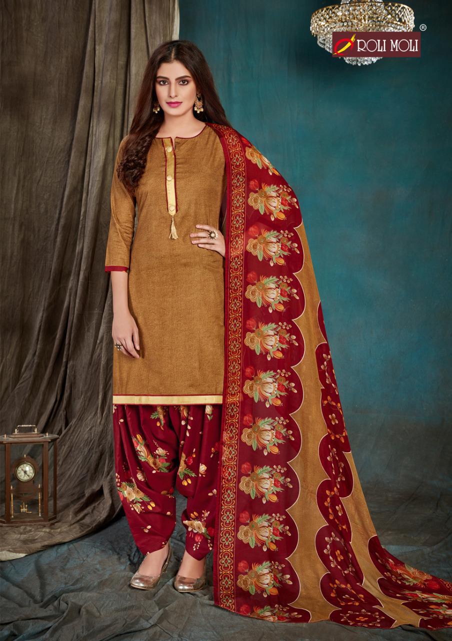 Roli Moli Presents  Kohinoor  Designer Dress Material