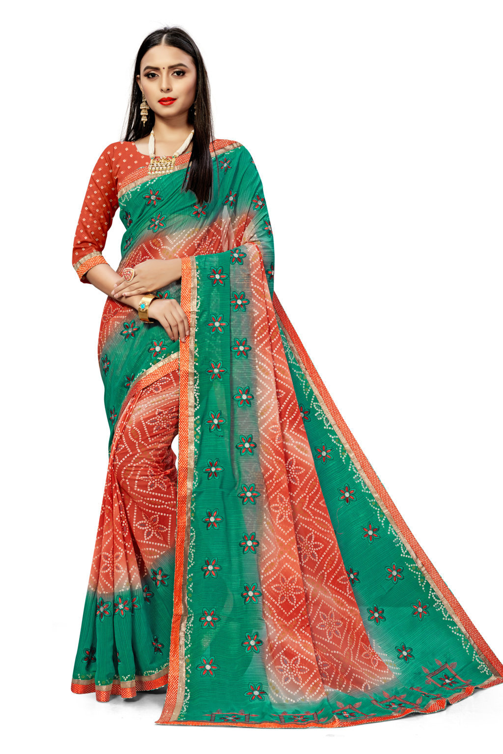 Sangam Presents Daisy Georgette Designer Sarees