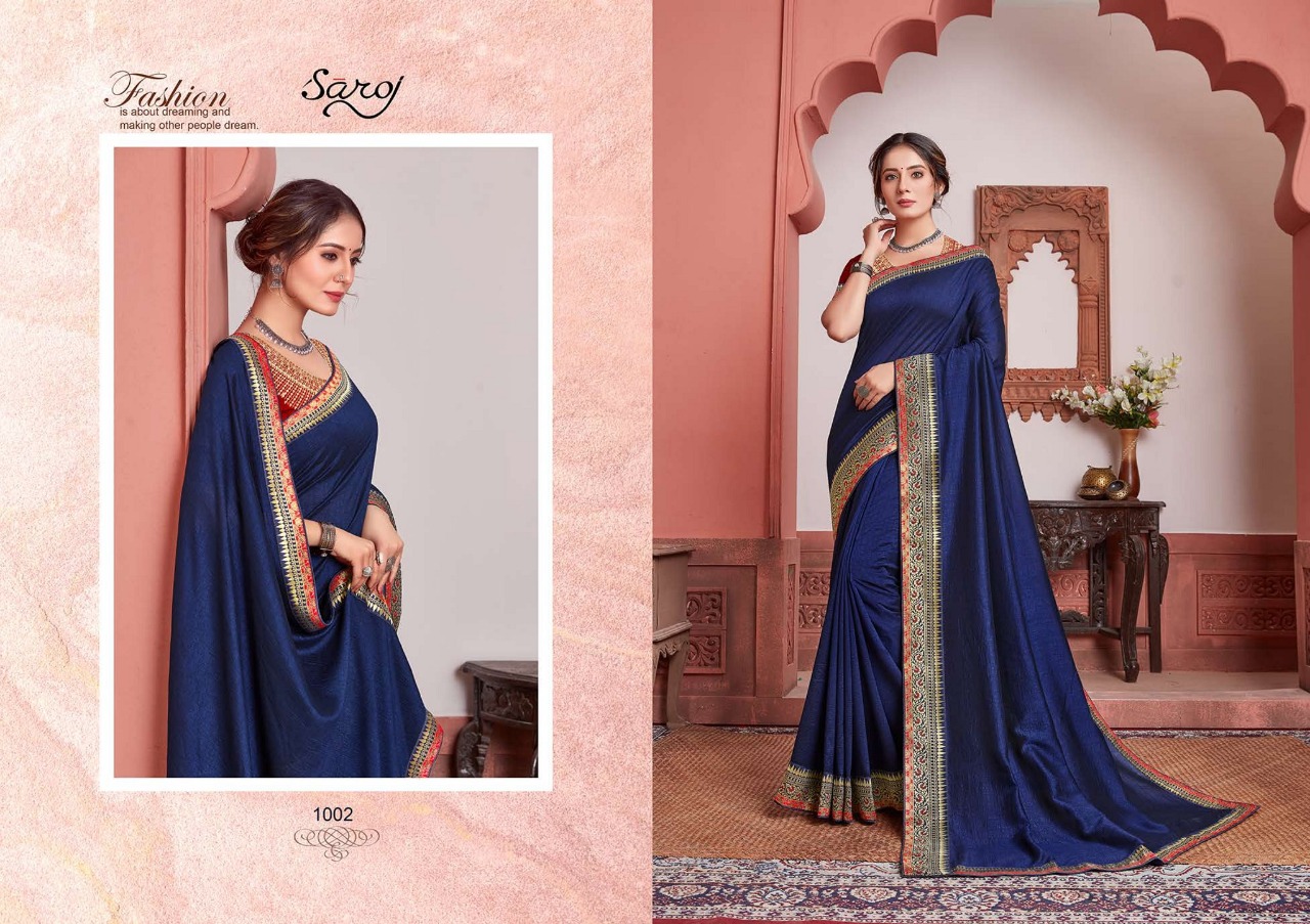 Saroj Presents Binita Festive Wear Sarees Collection