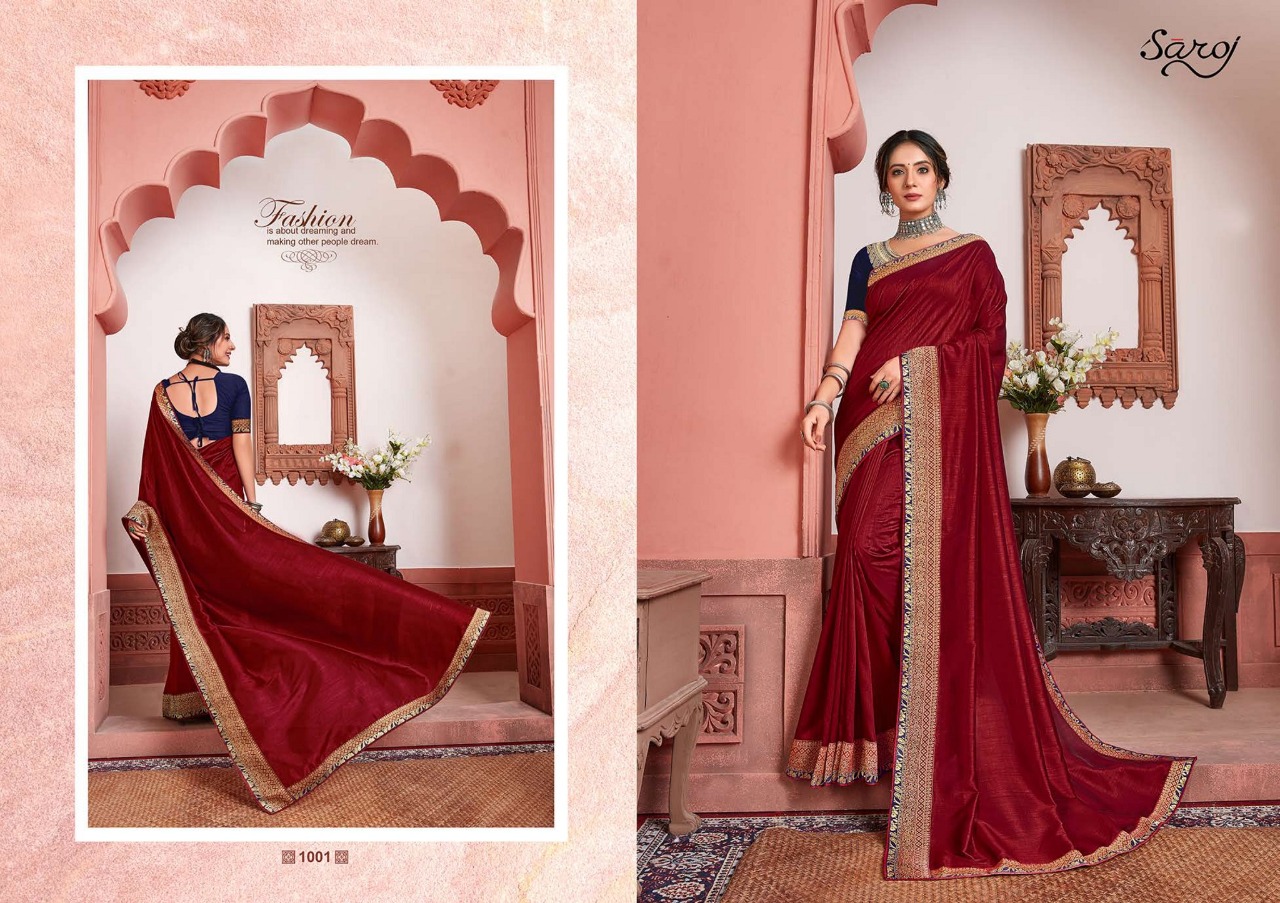 Saroj Presents Binita Festive Wear Sarees Collection