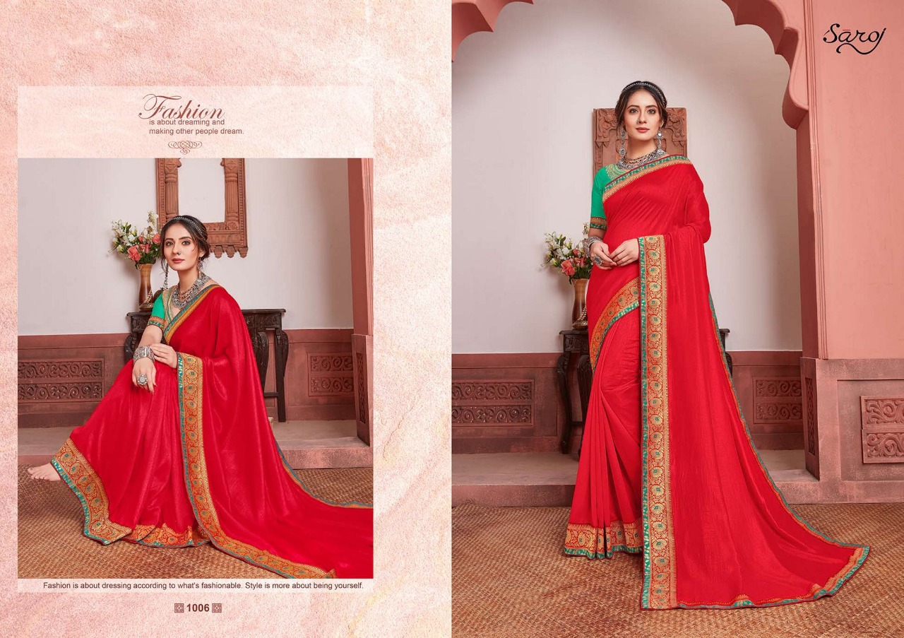 Saroj Presents Binita Festive Wear Sarees Collection