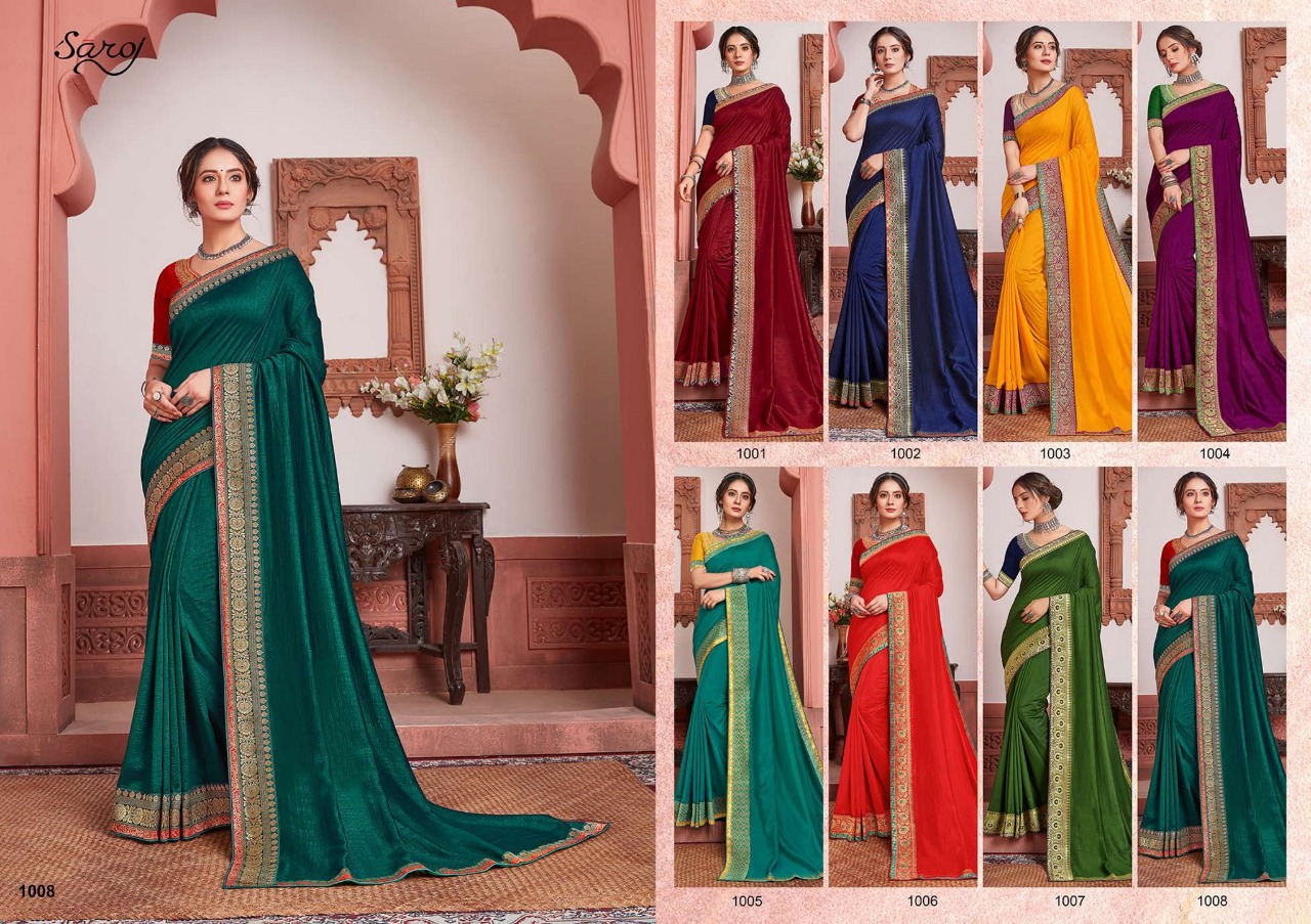 Saroj Presents Binita Festive Wear Sarees Collection