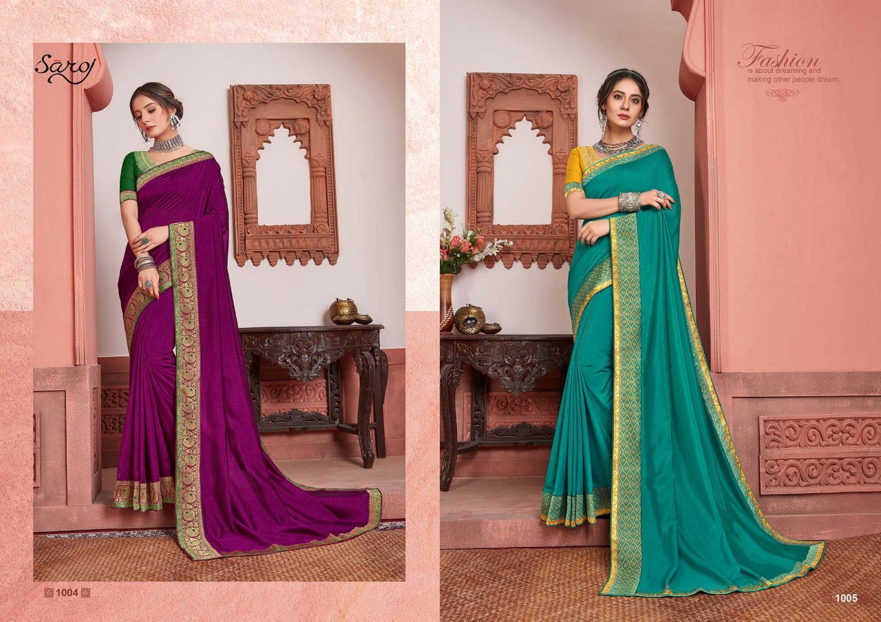 Saroj Presents Binita Festive Wear Sarees Collection