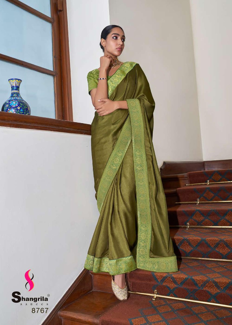 Shangrila Presents  Zarna Silk Festive Wear Sarees Collection
