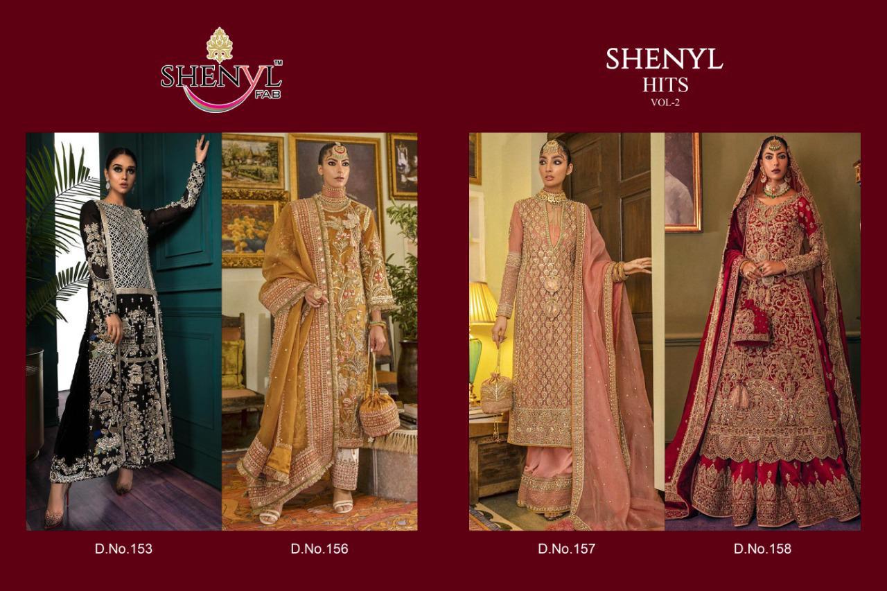 Shenyl  Vol 2 Embroidery Pakistani Salwar Suits Collection