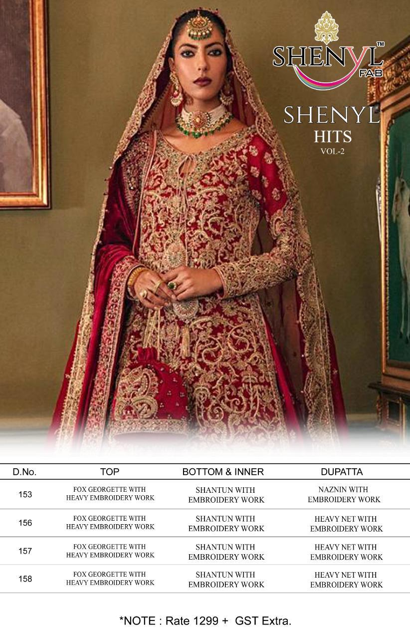 Shenyl  Vol 2 Embroidery Pakistani Salwar Suits Collection