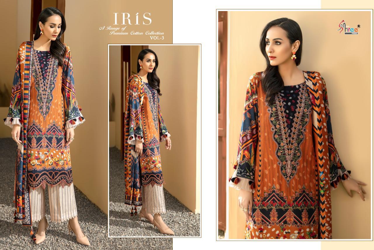 Shree  Presents Iris Vol  3  Pakistani Salwar Suits