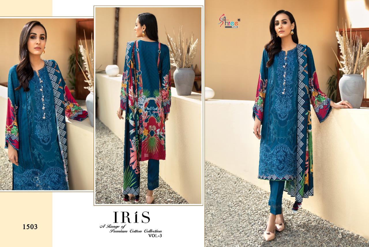 Shree  Presents Iris Vol  3  Pakistani Salwar Suits