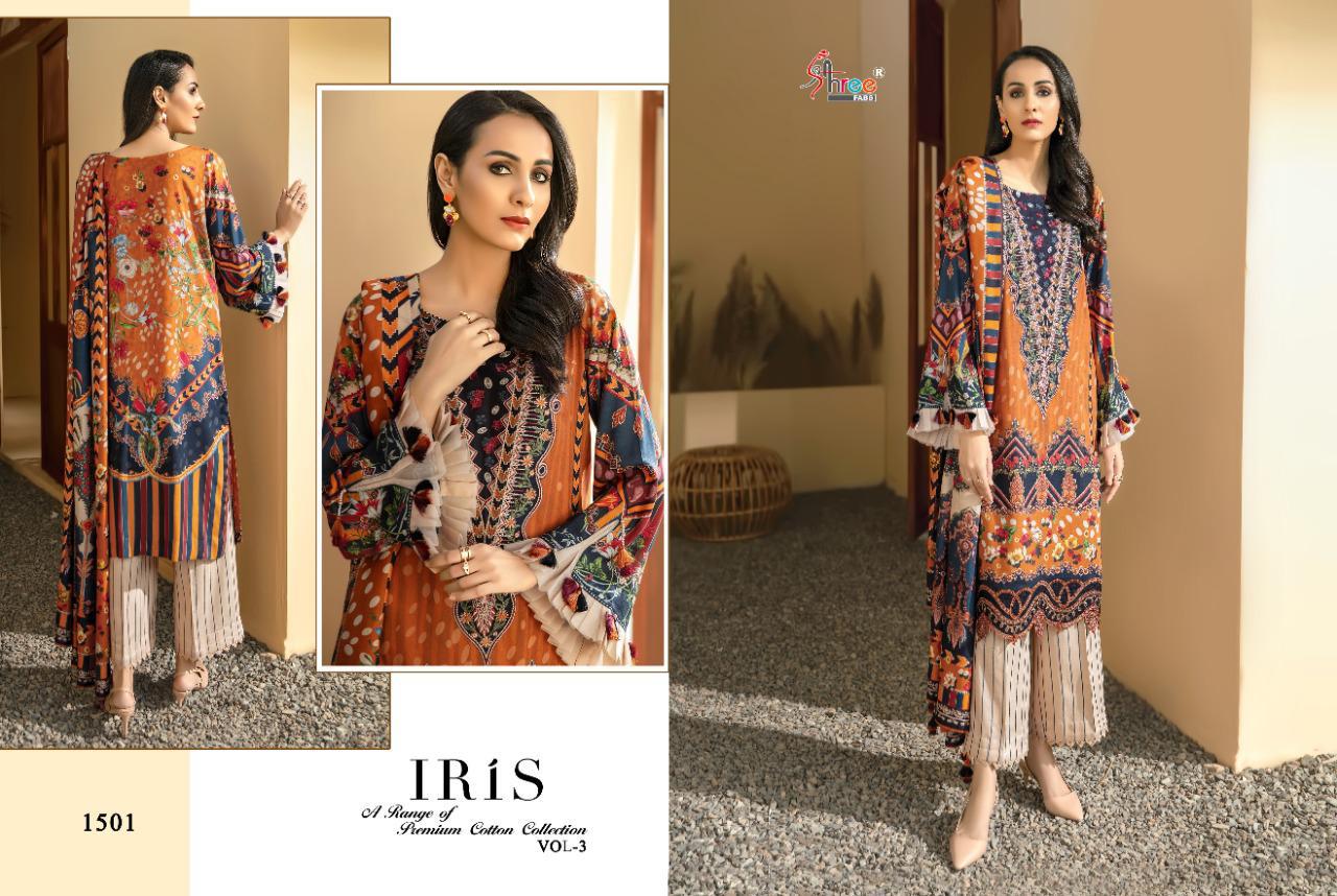 Shree  Presents Iris Vol  3  Pakistani Salwar Suits
