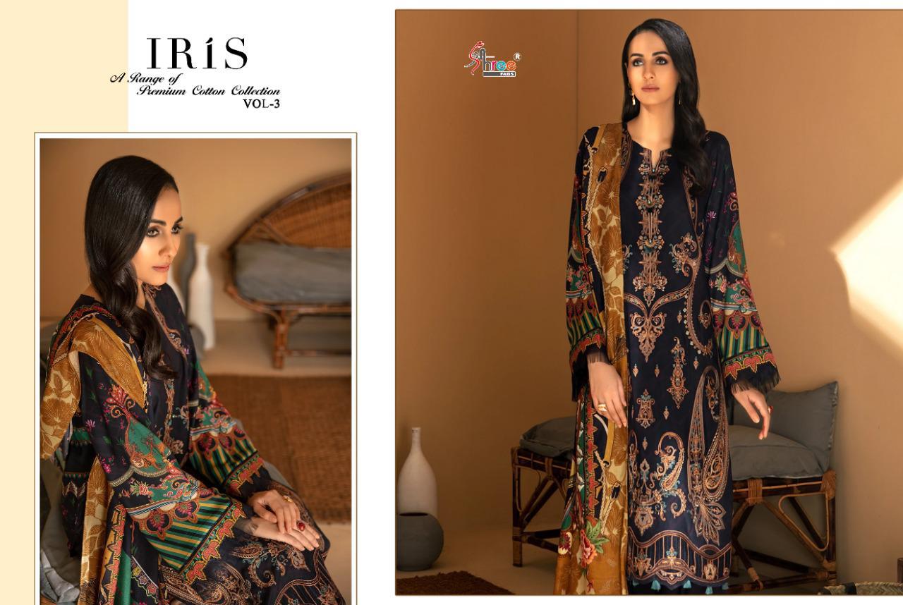 Shree  Presents Iris Vol  3  Pakistani Salwar Suits