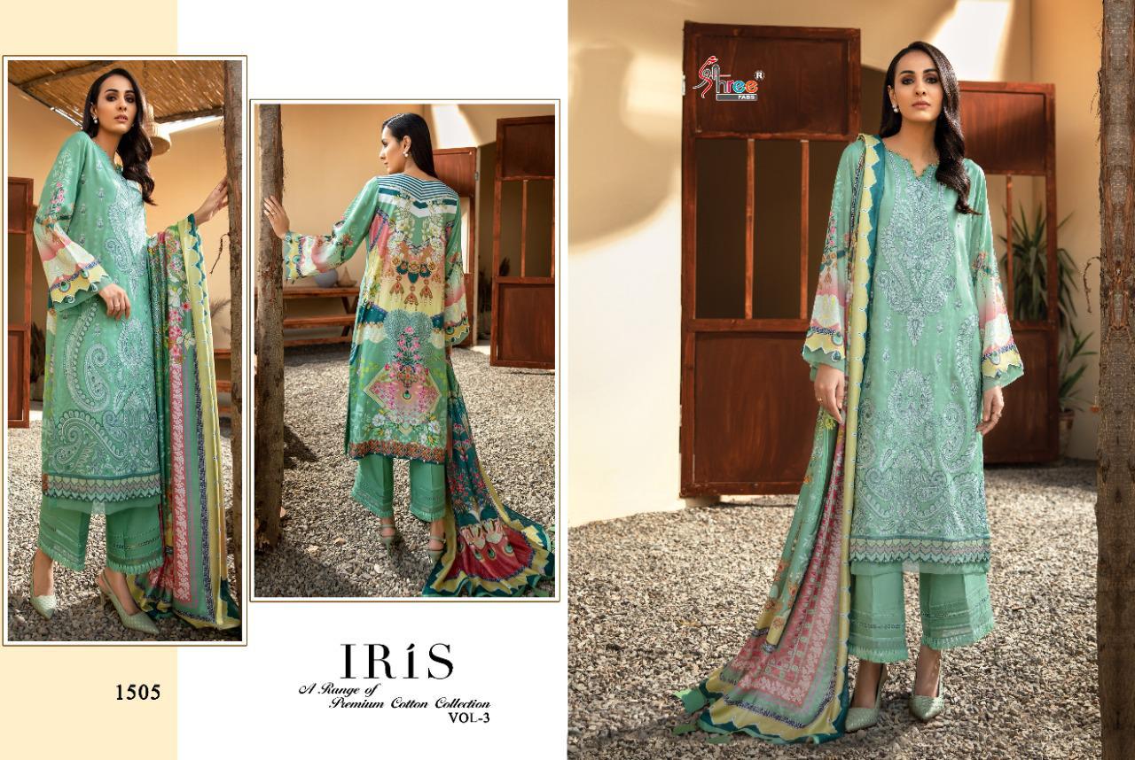 Shree  Presents Iris Vol  3  Pakistani Salwar Suits